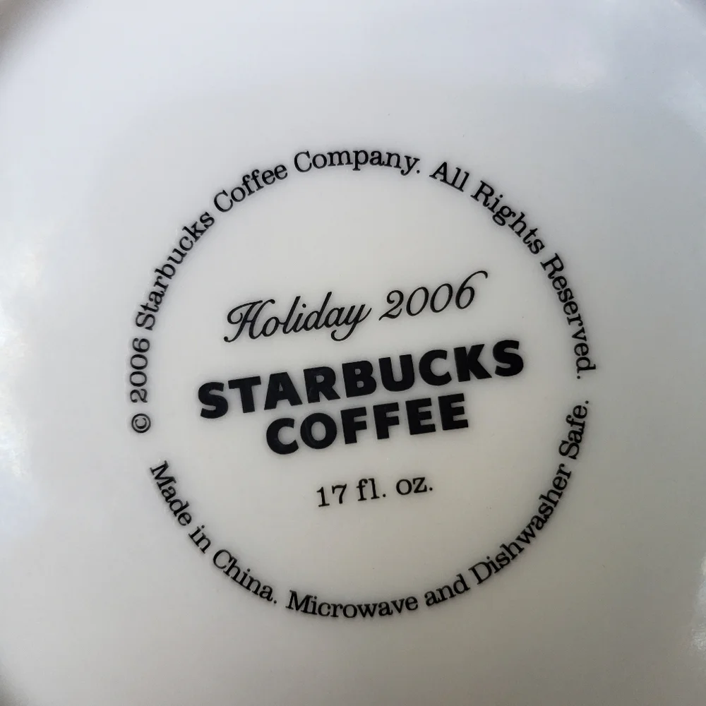 Holiday 2006 Starbucks 'Christmas Tree' Coffee Mug 17 fl oz.